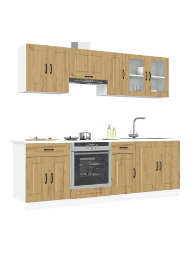 Sonata H Комплект кухненски шкафове от 8 части Kalmar, инженерно дърво