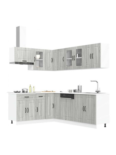 Sonata H Комплект кухненски шкафове от 11 части Kalmar, инженерно дърво