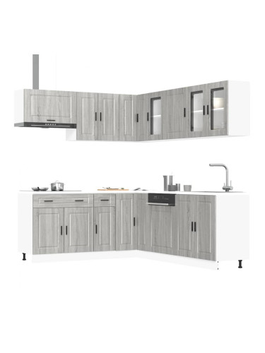 Sonata H Комплект кухненски шкафове от 11 части Porto, инженерно дърво