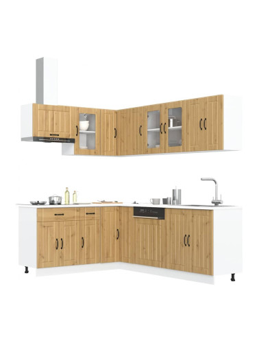 Sonata H Комплект кухненски шкафове от 11 части Lucca занаятчийски дъб