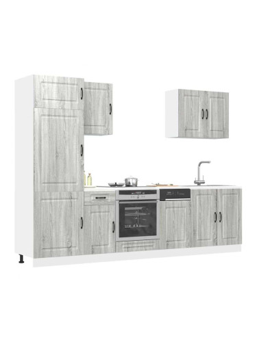 Sonata H Комплект кухненски шкафове от 7 части Kalmar, инженерно дърво
