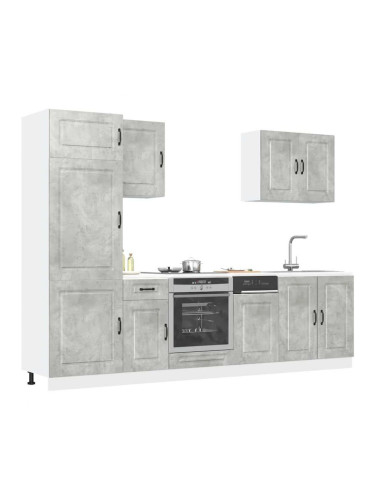 Sonata H Комплект кухненски шкафове от 7 части Kalmar, инженерно дърво