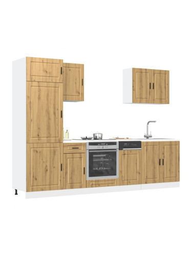 Sonata H Комплект кухненски шкафове от 7 части Kalmar, инженерно дърво