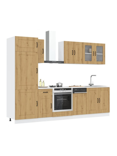 Sonata H Комплект кухненски шкафове от 8 части Kalmar, инженерно дърво