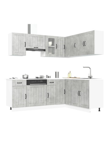Sonata H Комплект кухненски шкафове от 11 части Kalmar, инженерно дърво