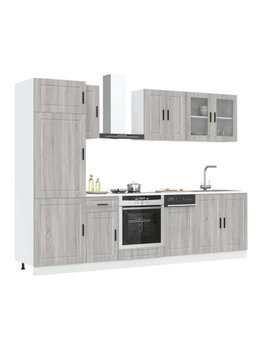Sonata H Комплект кухненски шкафове от 8 части Kalmar, инженерно дърво