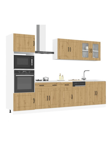 Sonata H Комплект кухненски шкафове от 7 части Kalmar, инженерно дърво