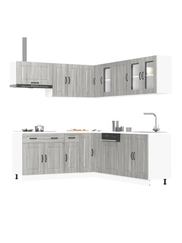 Sonata H Комплект кухненски шкафове от 11 части Kalmar, инженерно дърво
