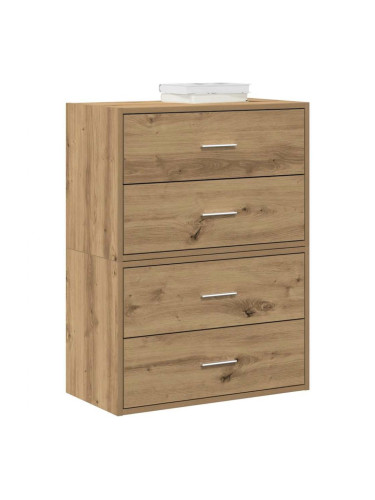 Sonata H Шкафове с 2 чекмеджета 2 бр 60x31x40 см инженерно дърво