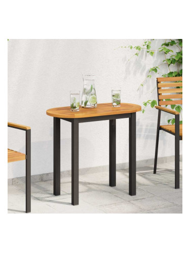 Sonata H Топ за маса Кафяво 80 x 40 x 2 cm Акациево дърво масив