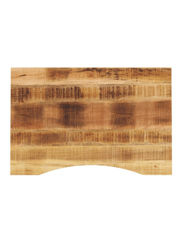 Sonata H Плот за бюро с извивка 100x60x2,5 см грубо мангово дърво масив