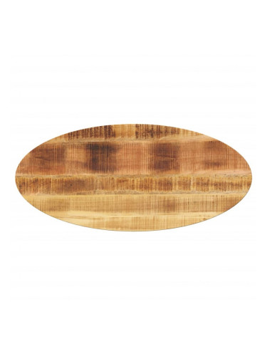 Sonata H Плот за маса, 100x40x2,5 см, овален, масивно дърво манго
