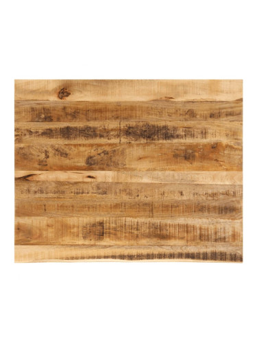 Sonata H Плот за маса, 100x80x2,5 см, жив ръб, грубо мангово дърво масив
