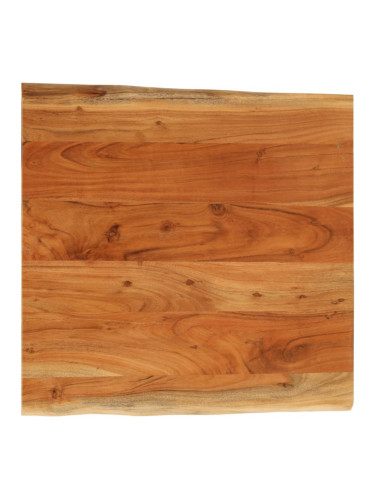 Sonata H Плот за маса, 60x60x3,8 см, квадратен, акация масив, жив ръб