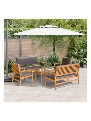 Sonata H Градински Софа Комплект 5 pcs Кафяво 75 x 45 x 38см