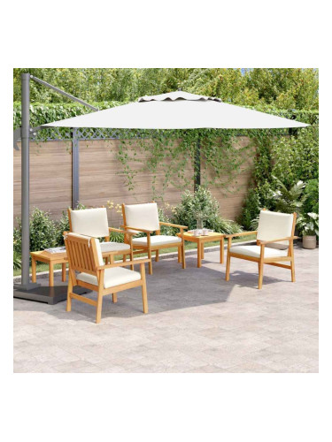 Sonata H Градински Софа Комплект 6 pcs Кафяво 45 x 45 x 38см