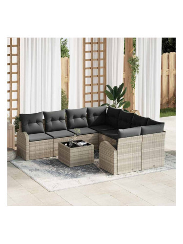 Sonata H Градински Софа Комплект 9 pcs 55 x 55 x 37 см полиратан