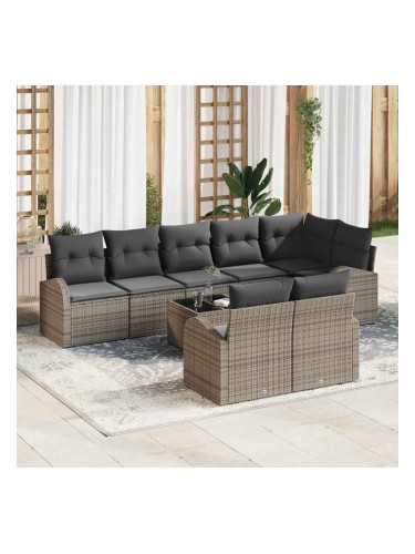 Sonata H Градински Софа Комплект 9 pcs 289 x 124 x 85 см Полиратан