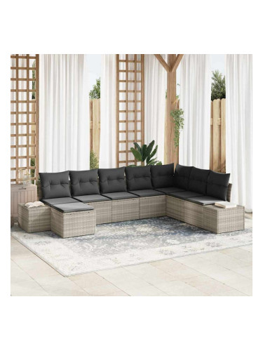 Sonata H Градински Софа Комплект 8 pcs 319 x 209 x 85 см Полиратан