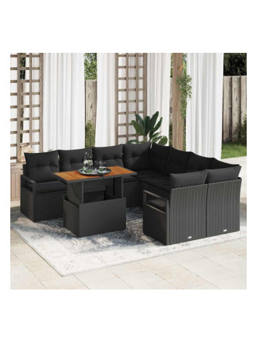 Sonata H Комплект за хранене в градината 9 pcs Черен и кафяв