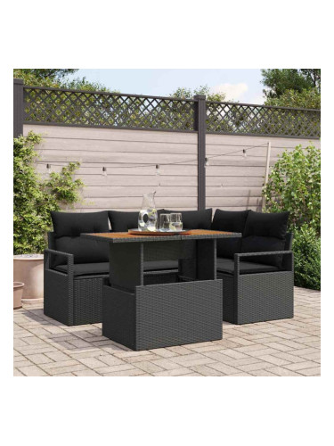 Sonata H Комплект за хранене в градината 5 pcs Черен и кафяв