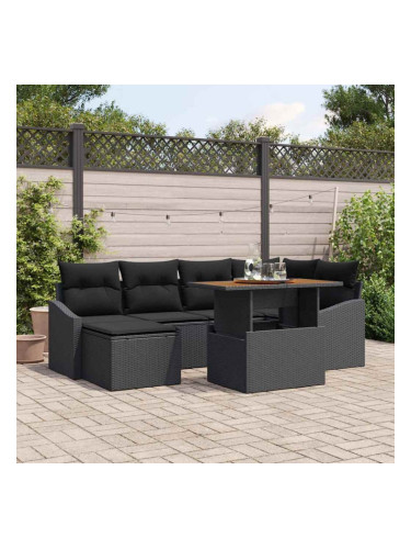 Sonata H Комплект за хранене в градината 7 pcs Черен и кафяв