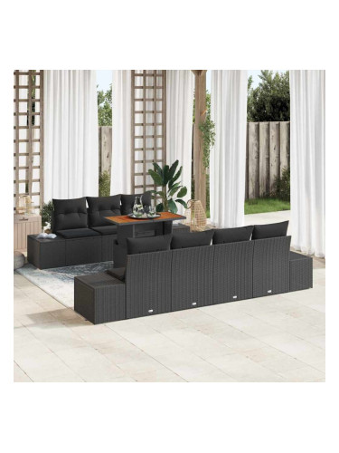Sonata H Комплект за хранене в градината 8 pcs Черен и кафяв