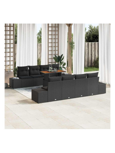 Sonata H Комплект за хранене в градината 9 pcs Черен и кафяв