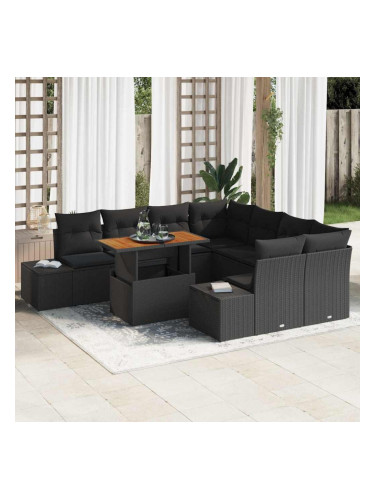 Sonata H Комплект за хранене в градината 9 pcs Черен и кафяв