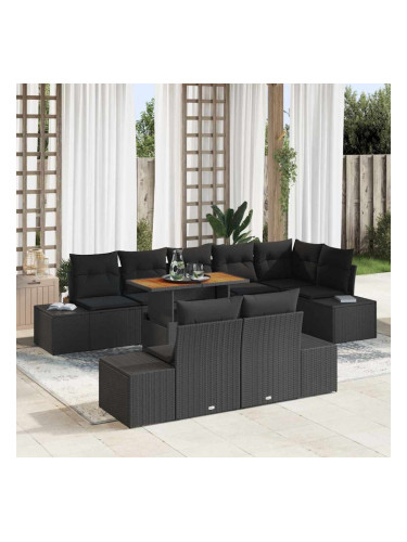 Sonata H Комплект за хранене в градината 9 pcs Черен и кафяв