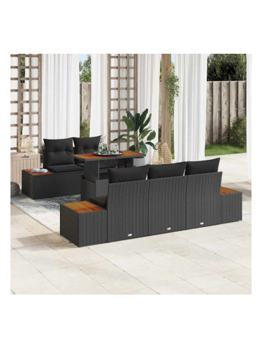 Sonata H Комплект за хранене в градината 6 pcs Черен и кафяв