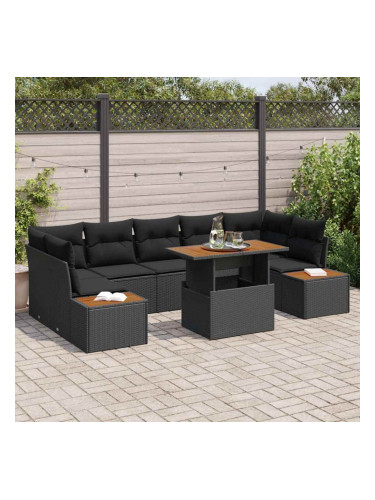 Sonata H Комплект за хранене в градината 8 pcs Черен и кафяв
