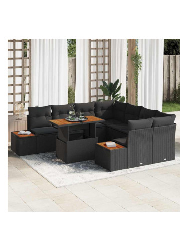 Sonata H Комплект за хранене в градината 9 pcs Черен и кафяв