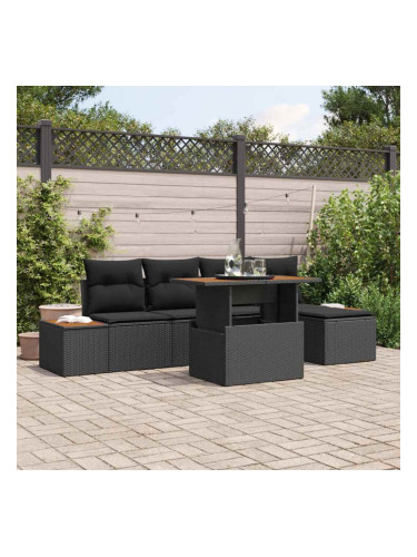 Sonata H Комплект за хранене в градината 6 pcs Черен и кафяв