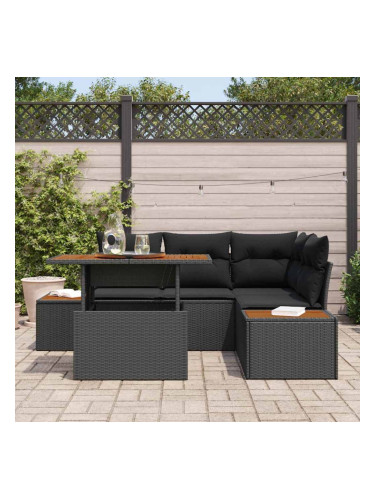 Sonata H Комплект за хранене в градината 5 pcs Черен и кафяв