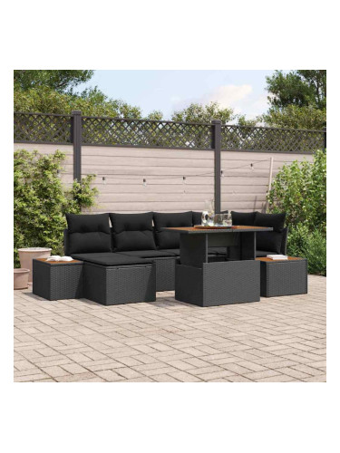 Sonata H Комплект за хранене в градината 7 pcs Черен и кафяв