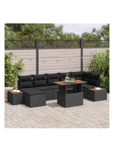 Sonata H Комплект за хранене в градината 8 pcs Черен и кафяв