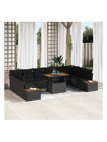 Sonata H Комплект за хранене в градината 11 pcs Черен и кафяв