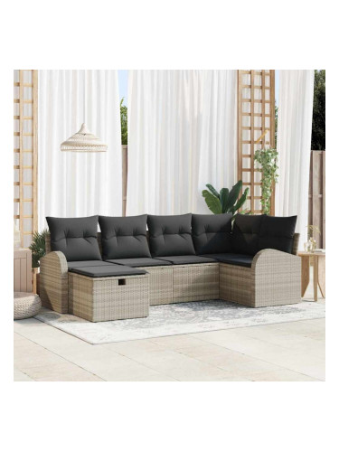 Sonata H Градински Софа Комплект 6 pcs Светлосиво 234 x 124 x 85 см