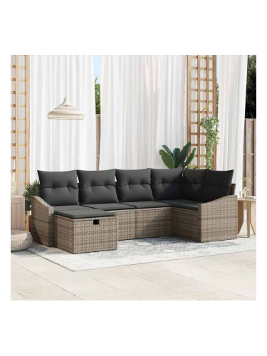 Sonata H Градински Софа Комплект 6 pcs Сив 55 х 62 х 69 см Полиратан
