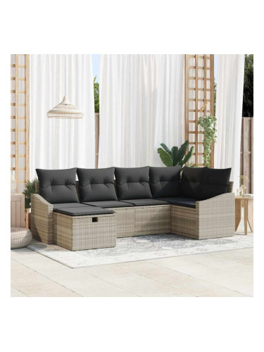 Sonata H Градински Софа Комплект 6 pcs Светлосиво 55 х 62 х 69 см