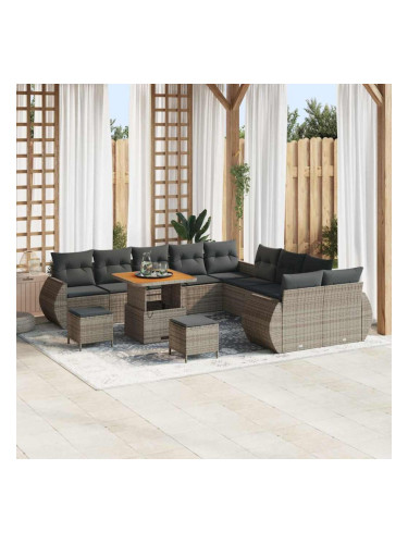 Sonata H Градински Софа Комплект 13 pcs Сив 80 x 80 x 71 cm