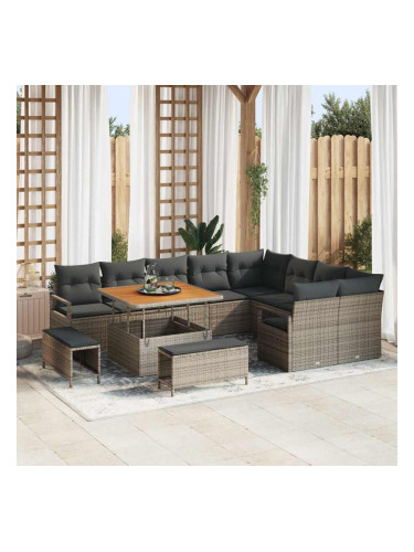 Sonata H Градински Софа Комплект 12 pcs Сив 100 x 100 x 71 cm