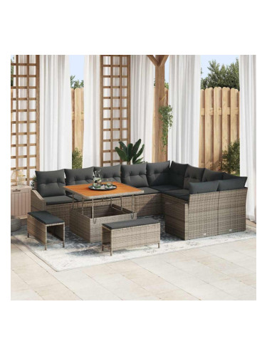 Sonata H Градински Софа Комплект 12 pcs Сив 100 x 100 x 71 cm