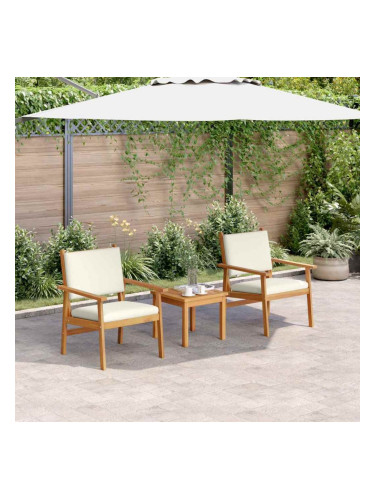 Sonata H Градински Софа Комплект 3 pcs Кафяво 45 x 45 x 38см