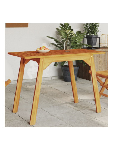 Sonata H Градинска трапезна маса 110x56x75 см масивна акация