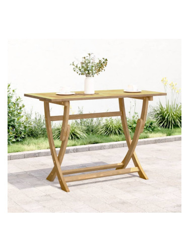 Sonata H Сгъваема градинска маса 110x55x75 см масивна акация