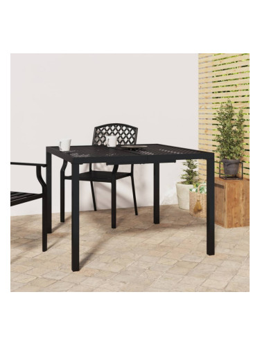 Sonata H Градинска маса антрацит 100x100x72 cм стомана