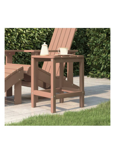 Sonata H Градинска маса Adirondack, кафява, 38x38x46 см, HDPE