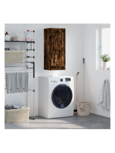 Sonata H Стенен шкаф опушен дъб 34,5x34x90 см инженерно дърво